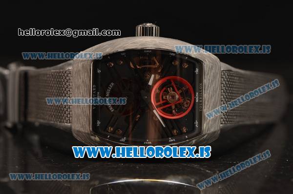 Franck Muller Vanguard Skeleton Tourbillon Carbon Fiber Case V45 T SQT CARBON.ER - Click Image to Close